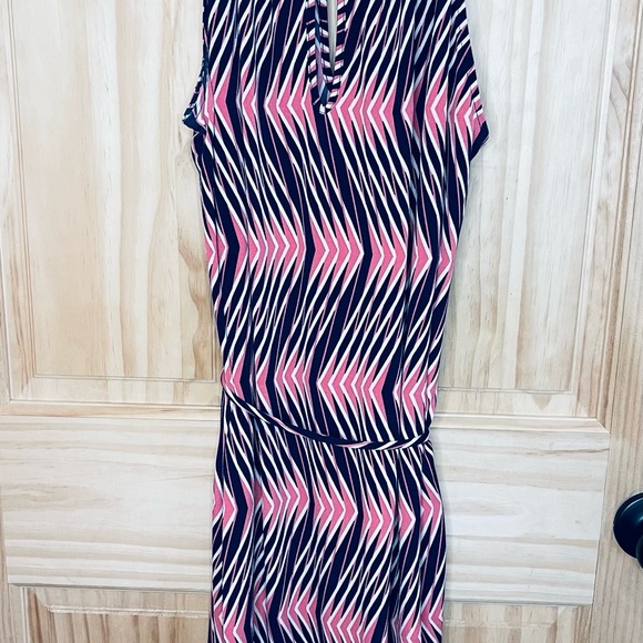 Banana Republic coral/navy sundress - Picture 3 of 6